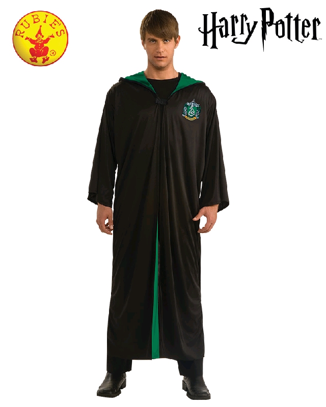 Slytherin Classic Robe, Adult | Chaos Bazaar Costumes