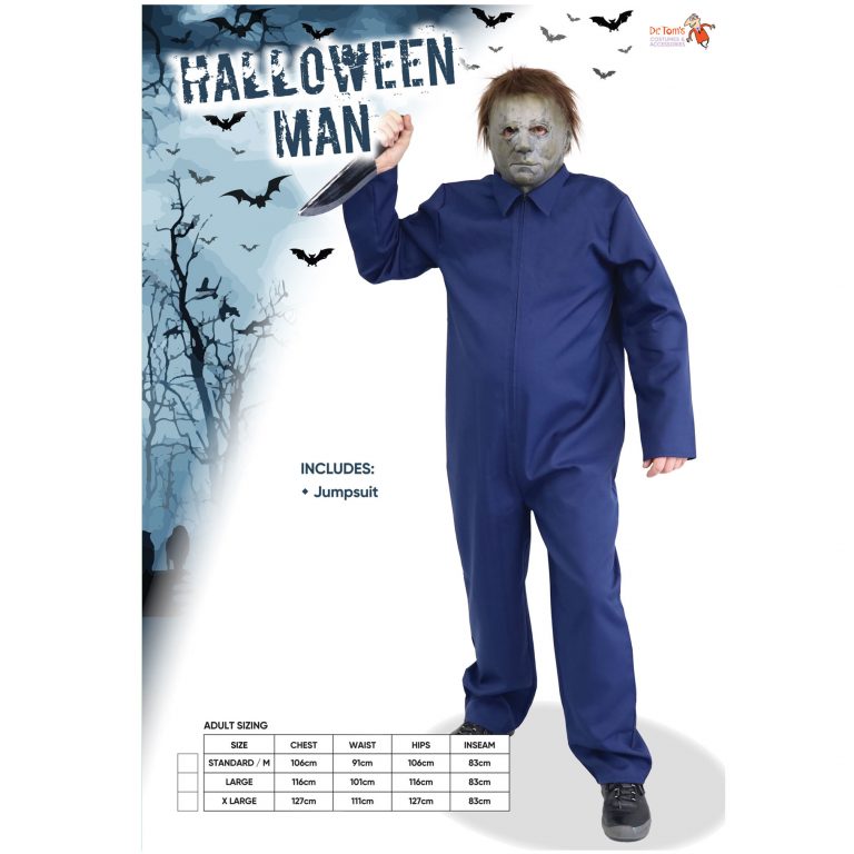 MICHAEL MYERS HALLOWEEN MOVIE JUMPSUIT | Chaos Bazaar Costumes